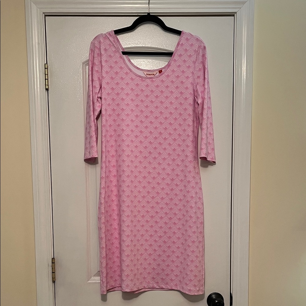 Persifor Pink Long Sleeve Dress